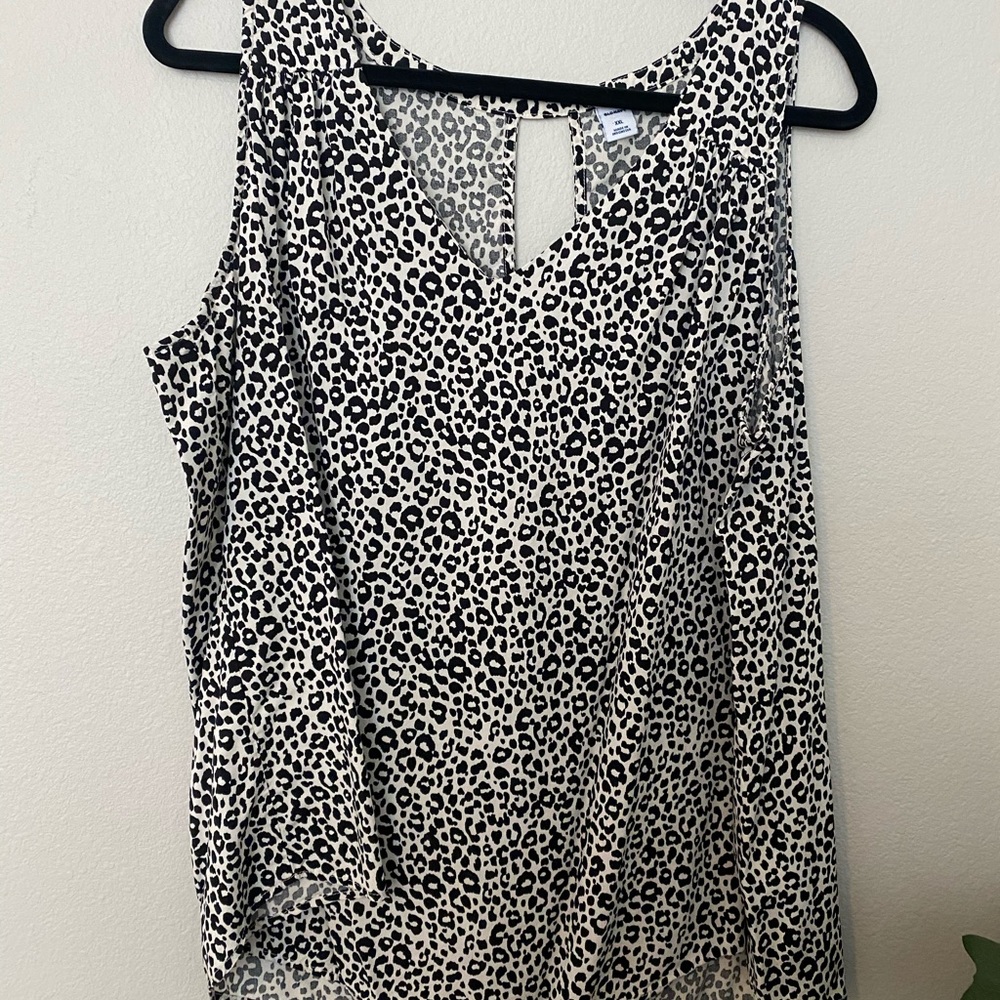 Cheetah tank top